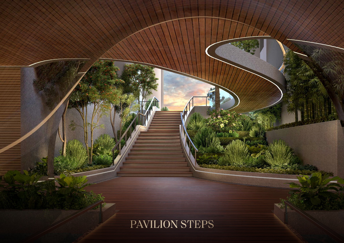 Level 10 Pavilion Steps